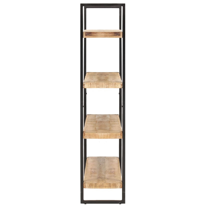vidaXL 4-Tier Bookcase 160x40x180 cm Rough Mango Wood
