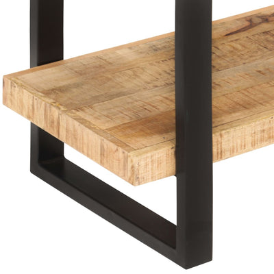 vidaXL 4-Tier Bookcase 160x40x180 cm Rough Mango Wood