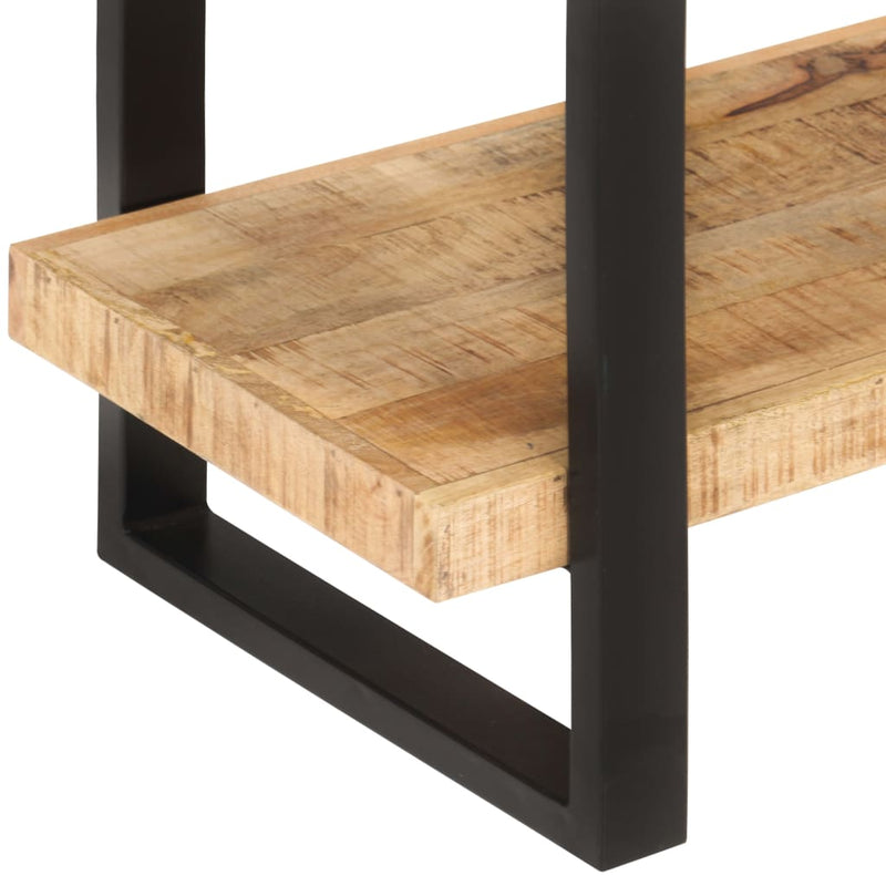 vidaXL 4-Tier Bookcase 160x40x180 cm Rough Mango Wood