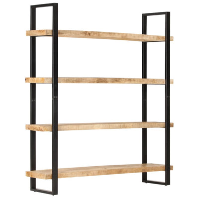 vidaXL 4-Tier Bookcase 160x40x180 cm Rough Mango Wood