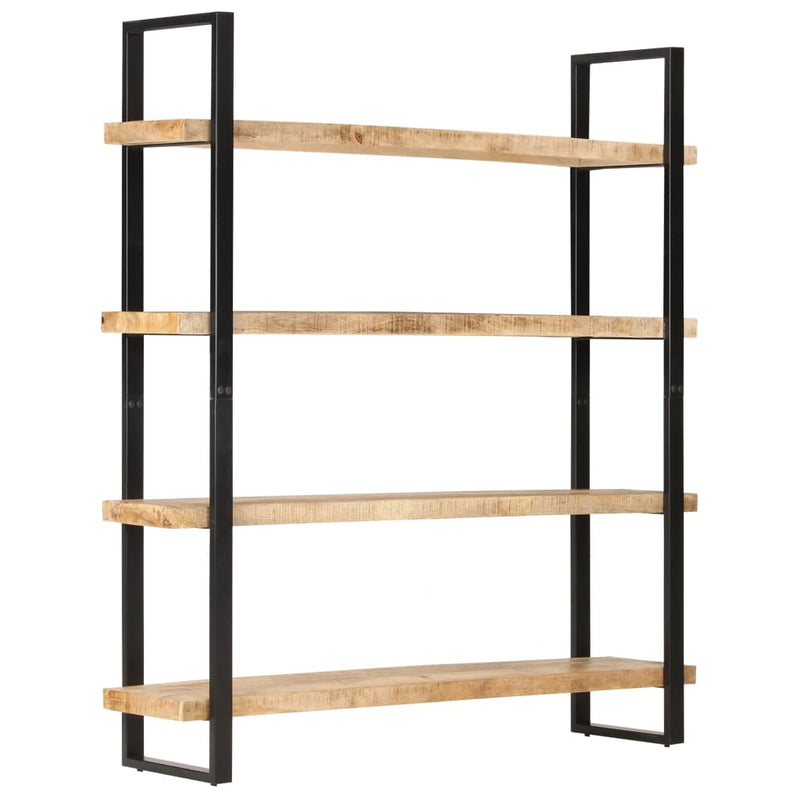 vidaXL 4-Tier Bookcase 160x40x180 cm Rough Mango Wood