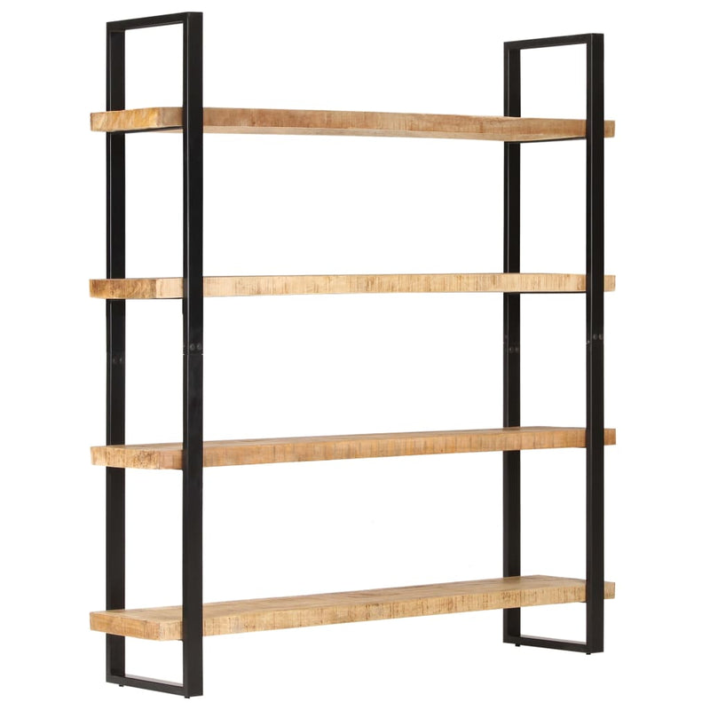 vidaXL 4-Tier Bookcase 160x40x180 cm Rough Mango Wood