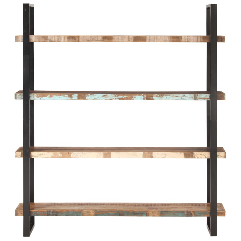 vidaXL 4-Tier Bookcase 160x40x180 cm Solid Reclaimed Wood