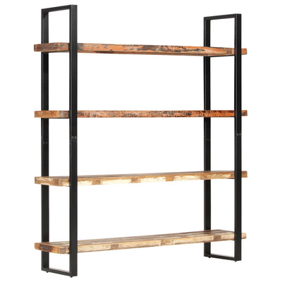 vidaXL 4-Tier Bookcase 160x40x180 cm Solid Reclaimed Wood