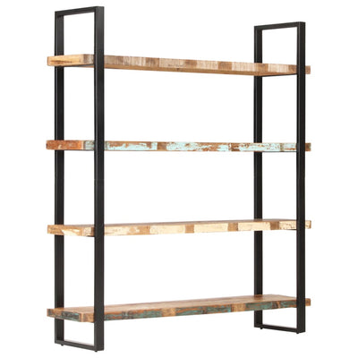 vidaXL 4-Tier Bookcase 160x40x180 cm Solid Reclaimed Wood