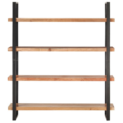 vidaXL 4-Tier Bookcase 160x40x180 cm Solid Acacia Wood