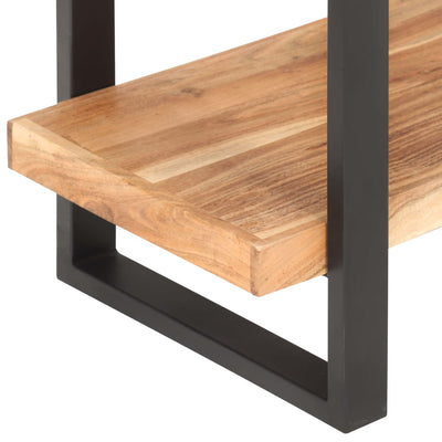 vidaXL 4-Tier Bookcase 160x40x180 cm Solid Acacia Wood