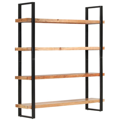 vidaXL 4-Tier Bookcase 160x40x180 cm Solid Acacia Wood