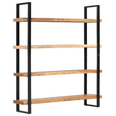 vidaXL 4-Tier Bookcase 160x40x180 cm Solid Acacia Wood