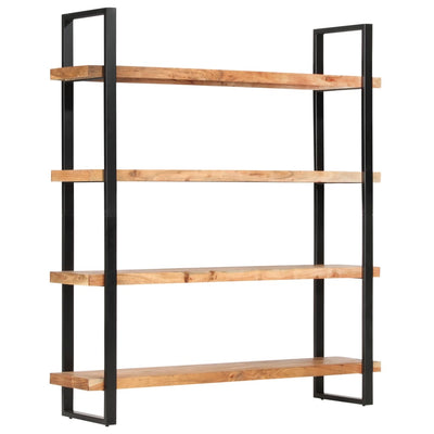 vidaXL 4-Tier Bookcase 160x40x180 cm Solid Acacia Wood