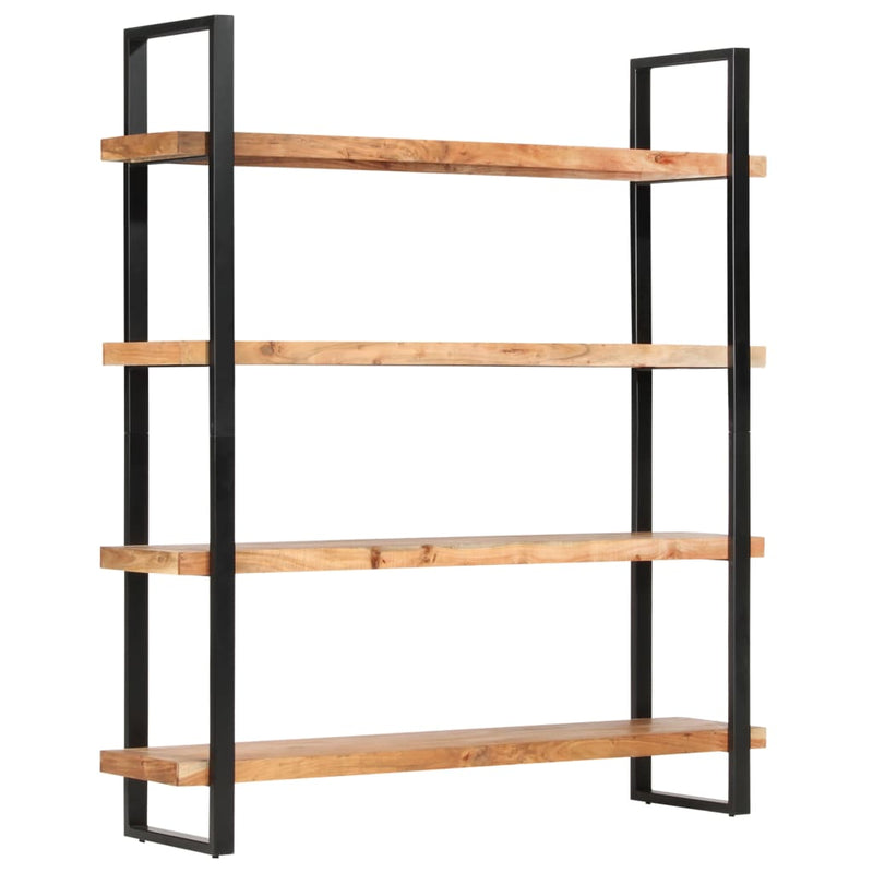 vidaXL 4-Tier Bookcase 160x40x180 cm Solid Acacia Wood