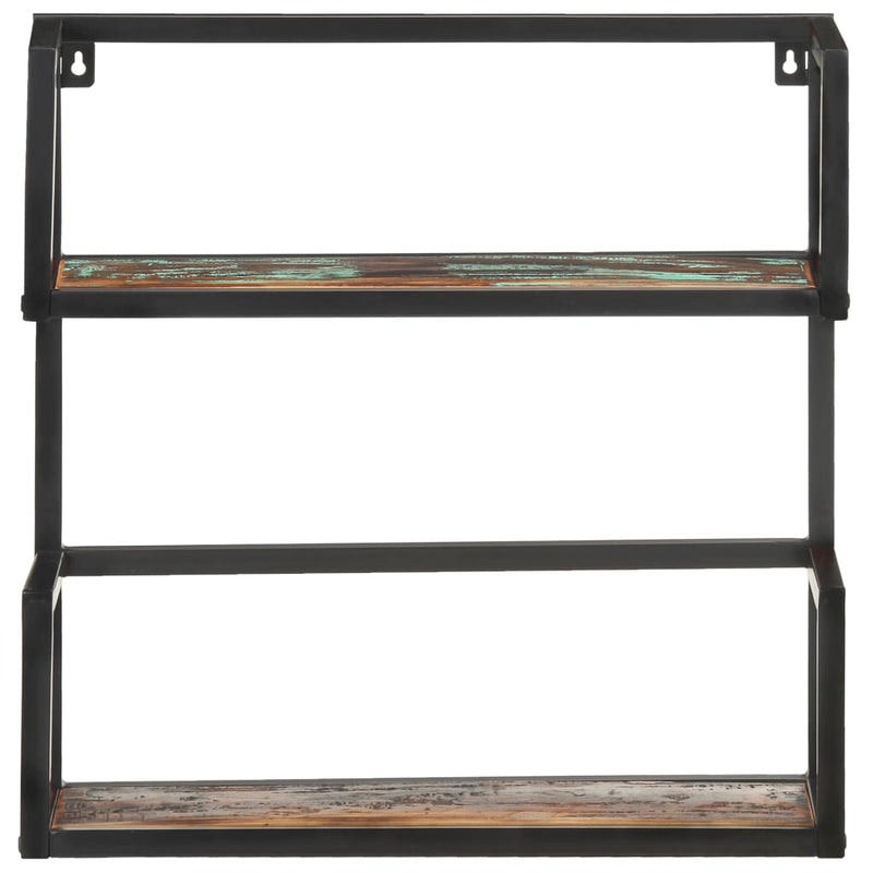 vidaXL Wall Shelf 60x20x60 cm Solid Reclaimed Wood