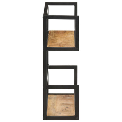 vidaXL Wall Shelf 80x20x60 cm Rough Mango Wood
