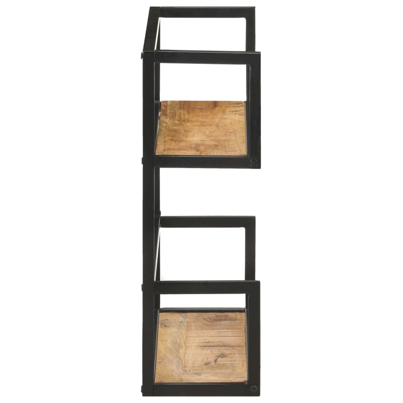 vidaXL Wall Shelf 80x20x60 cm Rough Mango Wood