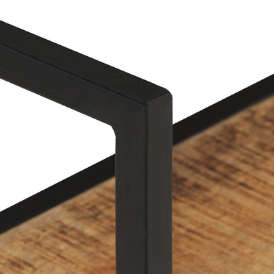 vidaXL Wall Shelf 80x20x60 cm Rough Mango Wood
