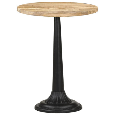 vidaXL Bistro Table 60x60x77 cm Rough Mango Wood