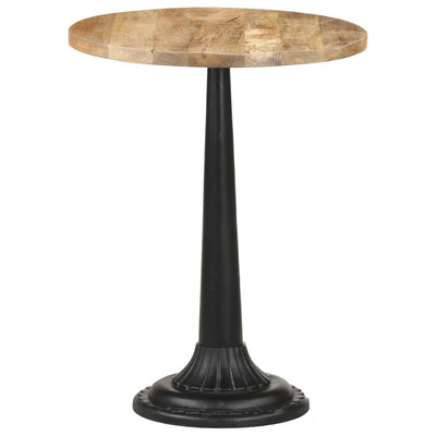 vidaXL Bistro Table 60x60x77 cm Rough Mango Wood