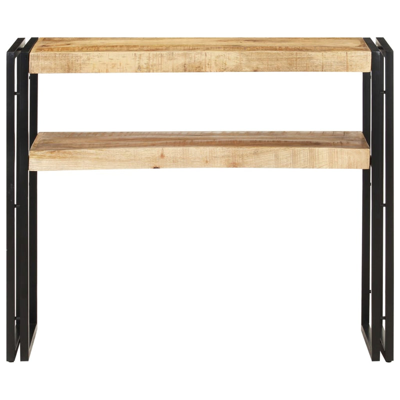 vidaXL Console Table 90x30x75 cm Rough Mango Wood