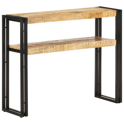 vidaXL Console Table 90x30x75 cm Rough Mango Wood