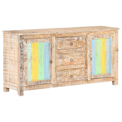 vidaXL Sideboard 151x40x75 cm Rough Acacia Wood