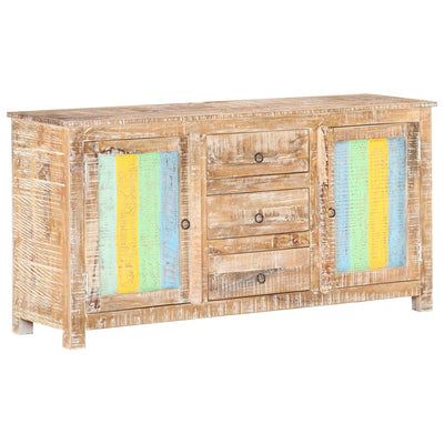 vidaXL Sideboard 151x40x75 cm Rough Acacia Wood