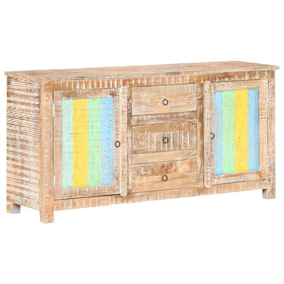 vidaXL Sideboard 151x40x75 cm Rough Acacia Wood