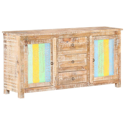 vidaXL Sideboard 151x40x75 cm Rough Acacia Wood