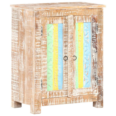 vidaXL Sideboard 61x35x76 cm Rough Acacia Wood