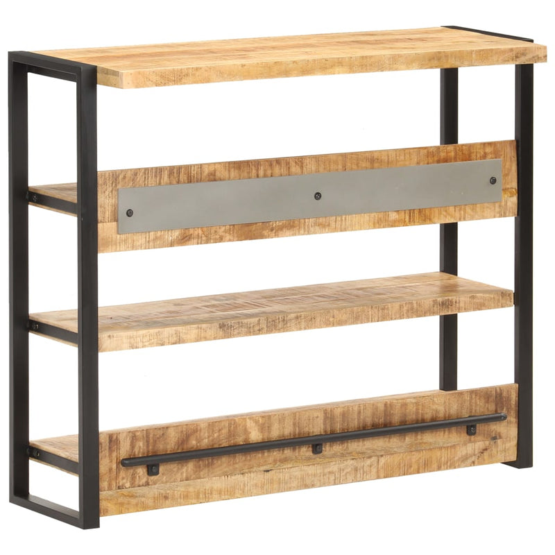 vidaXL Bar Table 120x40x101 cm Rough Mango Wood