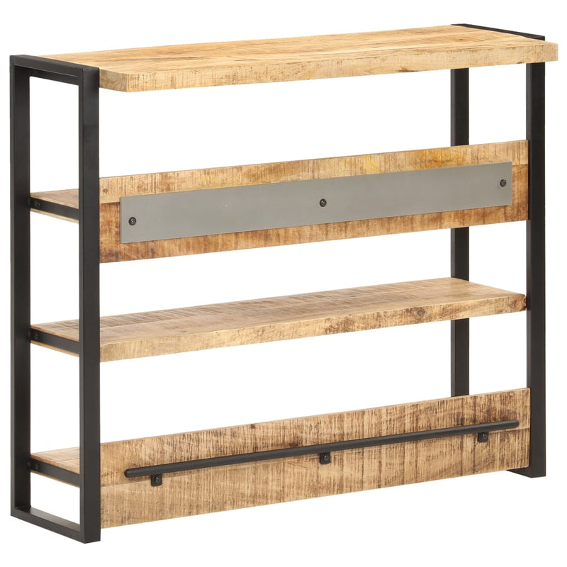 vidaXL Bar Table 120x40x101 cm Rough Mango Wood