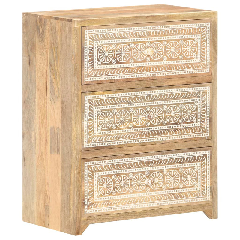 vidaXL Sideboard 60x35x75 cm Solid Mango Wood