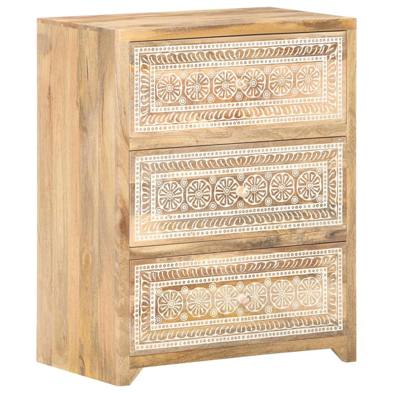 vidaXL Sideboard 60x35x75 cm Solid Mango Wood