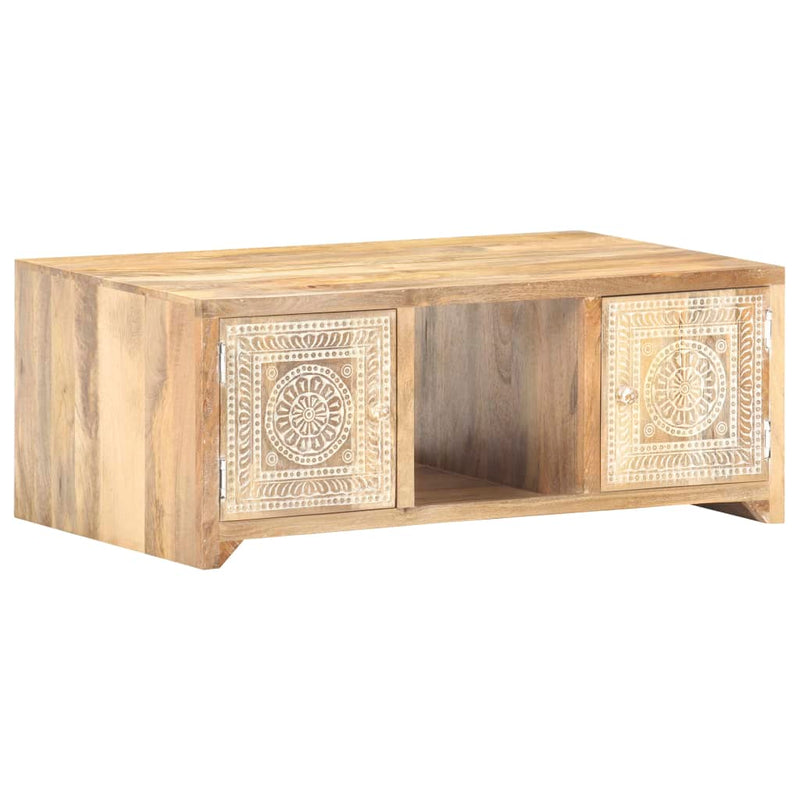 vidaXL Coffee Table 90x50x35 cm Solid Mango Wood