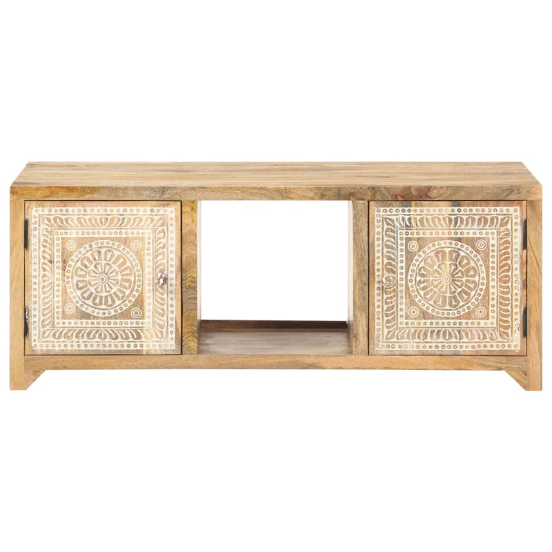 vidaXL Coffee Table 90x50x35 cm Solid Mango Wood