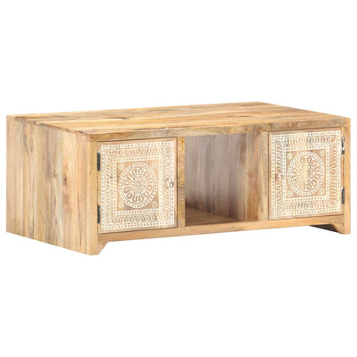 vidaXL Coffee Table 90x50x35 cm Solid Mango Wood