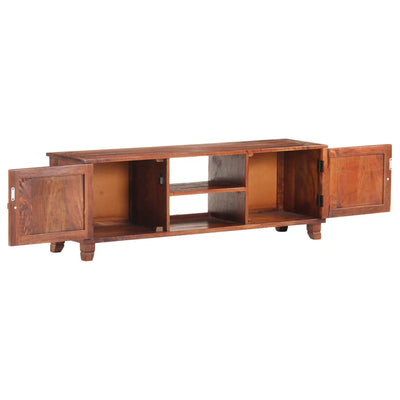 vidaXL TV Cabinet Honey Brown 120x30x41 cm Solid Acacia Wood