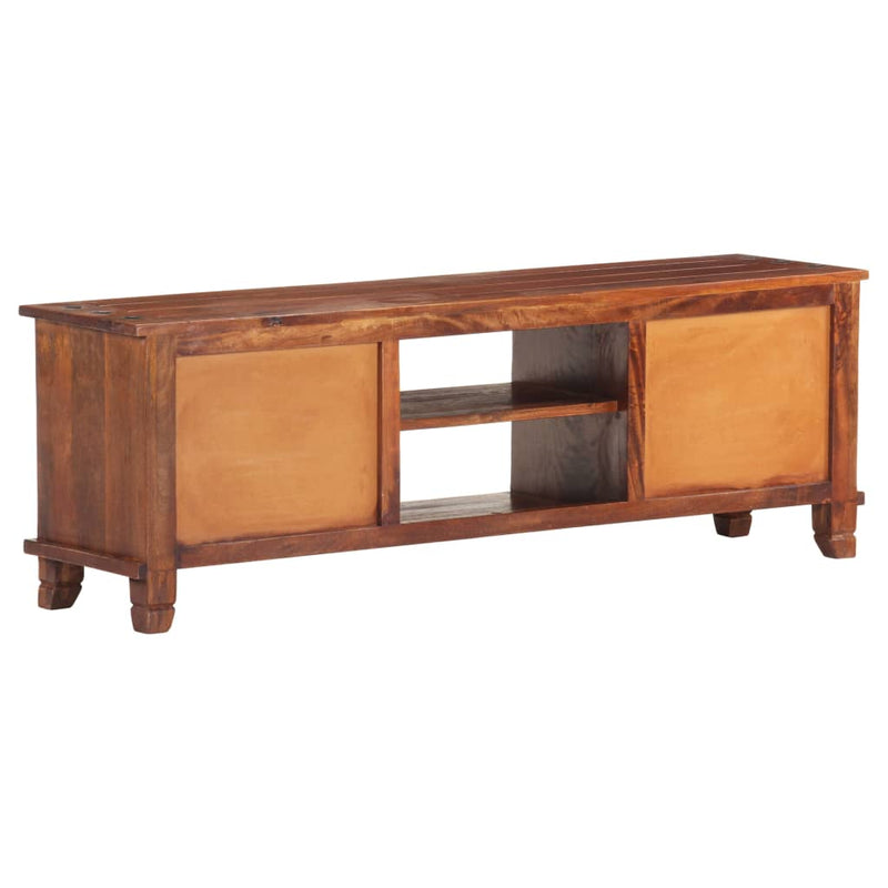 vidaXL TV Cabinet Honey Brown 120x30x41 cm Solid Acacia Wood