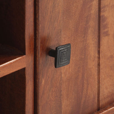 vidaXL TV Cabinet Honey Brown 120x30x41 cm Solid Acacia Wood