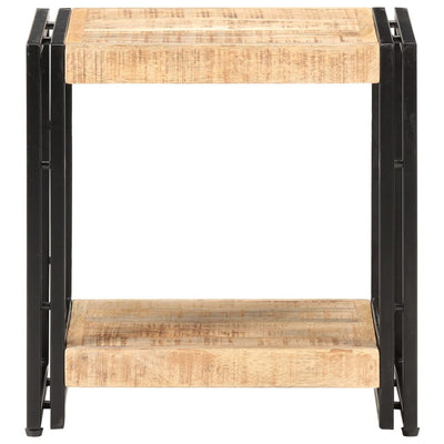 vidaXL Side Table 40x30x40 cm Rough Mango Wood