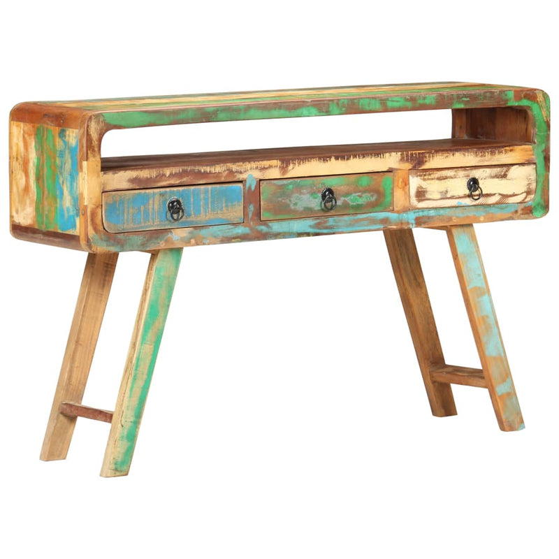 vidaXL Sideboard 120x30x75 cm Solid Reclaimed Wood