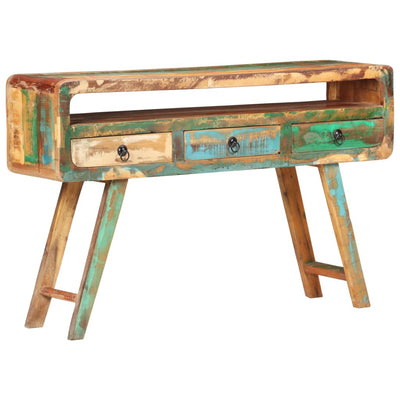 vidaXL Sideboard 120x30x75 cm Solid Reclaimed Wood