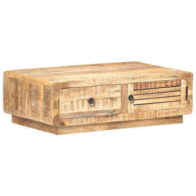 vidaXL Coffee Table 90x60x29 cm Rough Mango Wood