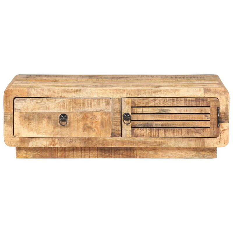 vidaXL Coffee Table 90x60x29 cm Rough Mango Wood