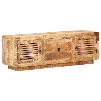 vidaXL TV Cabinet 120x30x40 cm Rough Mango Wood