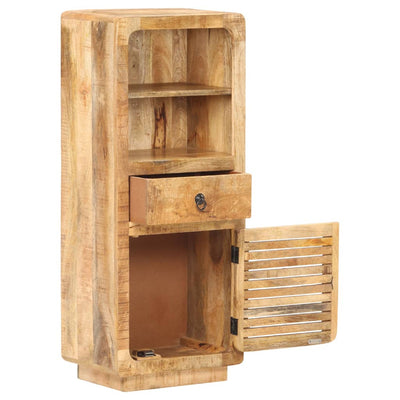 vidaXL Highboard 45x32x110 cm Rough Mango Wood
