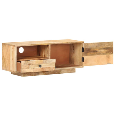 vidaXL TV Cabinet 90x30x35 cm Solid Mango Wood