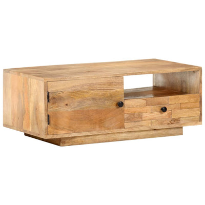 vidaXL Coffee Table 90x50x35 cm Solid Mango Wood