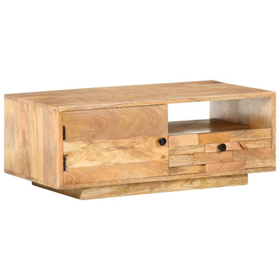 vidaXL Coffee Table 90x50x35 cm Solid Mango Wood