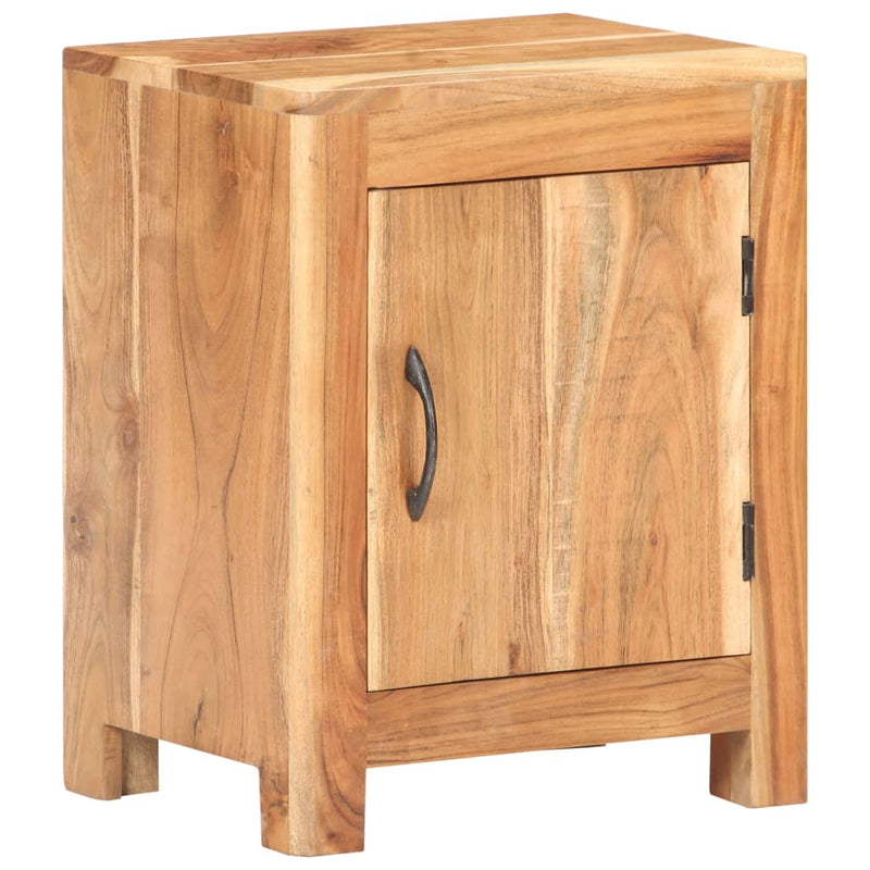 vidaXL Bedside Cabinet 40x30x50 cm Solid Acacia Wood