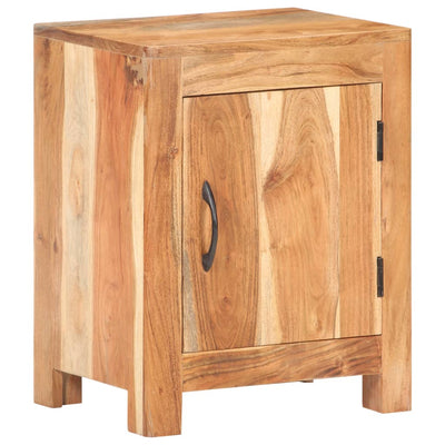 vidaXL Bedside Cabinet 40x30x50 cm Solid Acacia Wood
